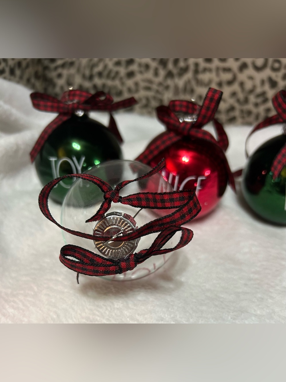 LOT of Rae Dunn Holiday Ornaments - Picture 6 of 10